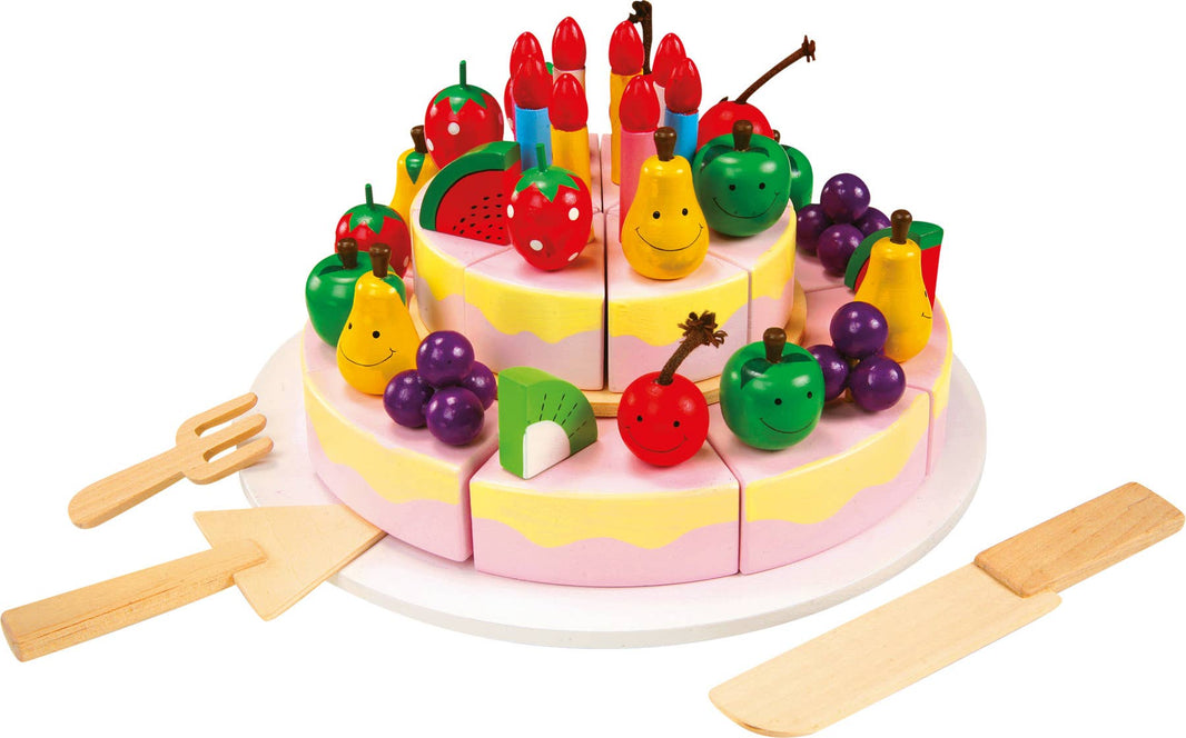 small foot Skär födelsedagstårta