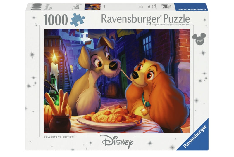 Ravensburger pussel - Lady And The Tramp 1000 bitar