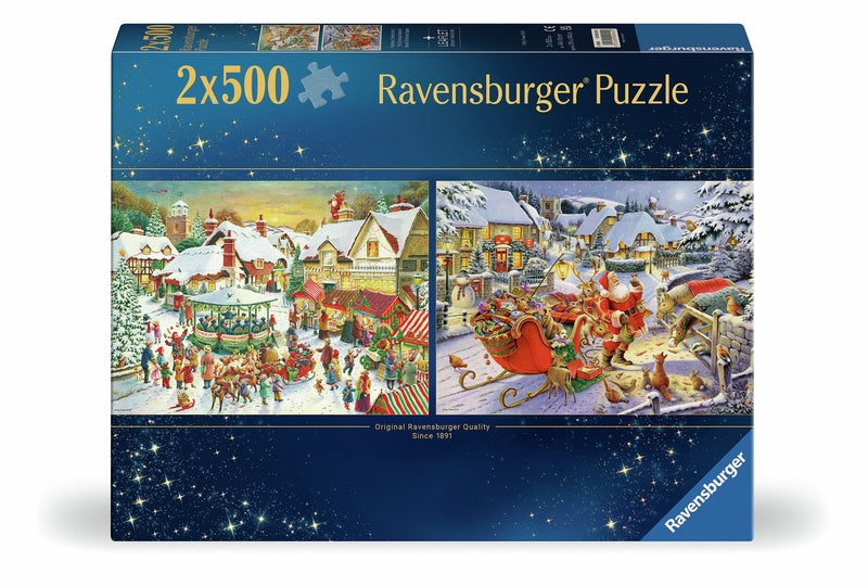 Ravensburger pussel - Christmas Collection No1 2x500 bitar