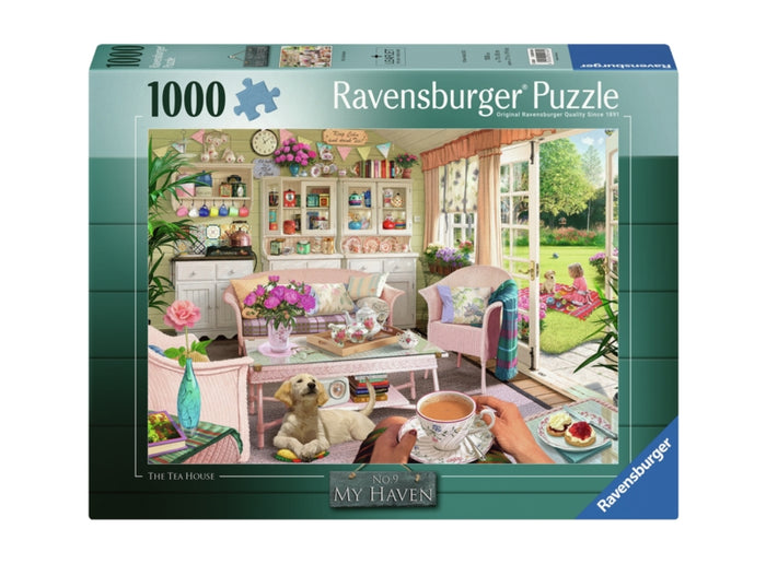 Ravensburger pussel - The Tea Shed 1000 bitar