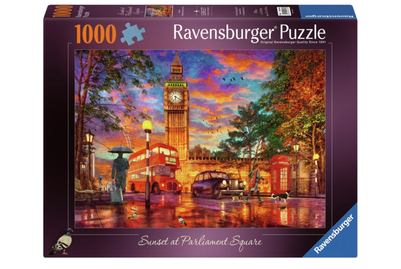 Ravensburger pussel - Sunset At Parliament Square 1000 bitar