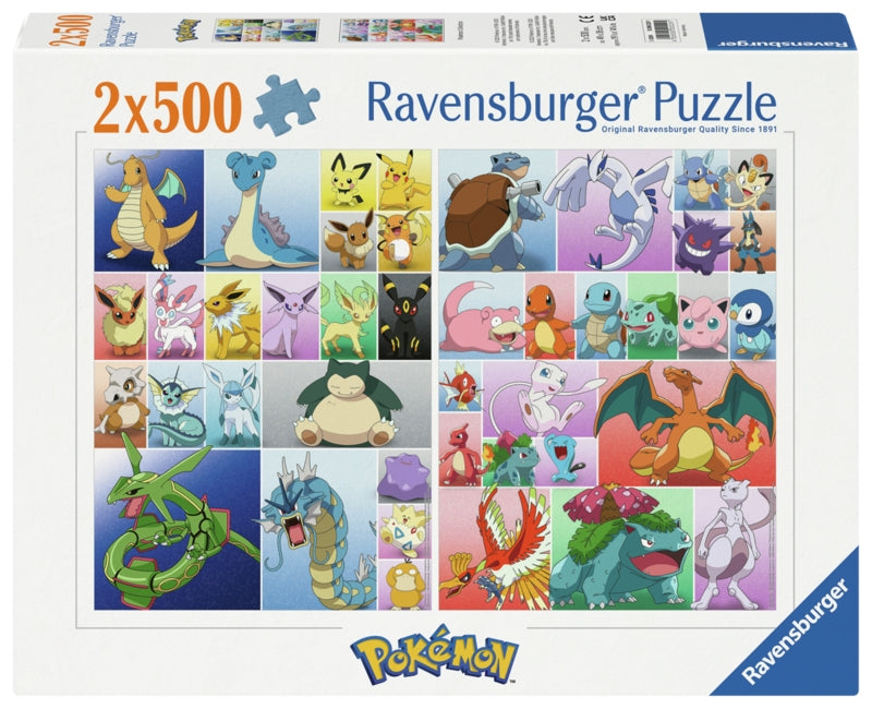 Ravensburger pussel - Pokémon Collection 2x500 bitar