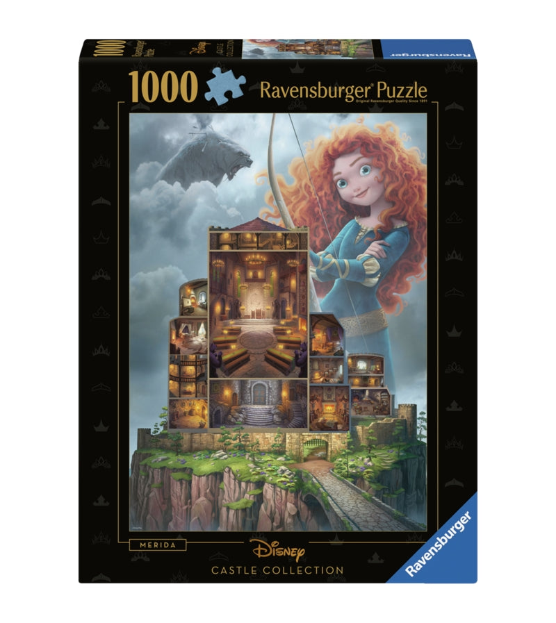 Ravensburger pussel - Disney Castles Merida 1000 bitar