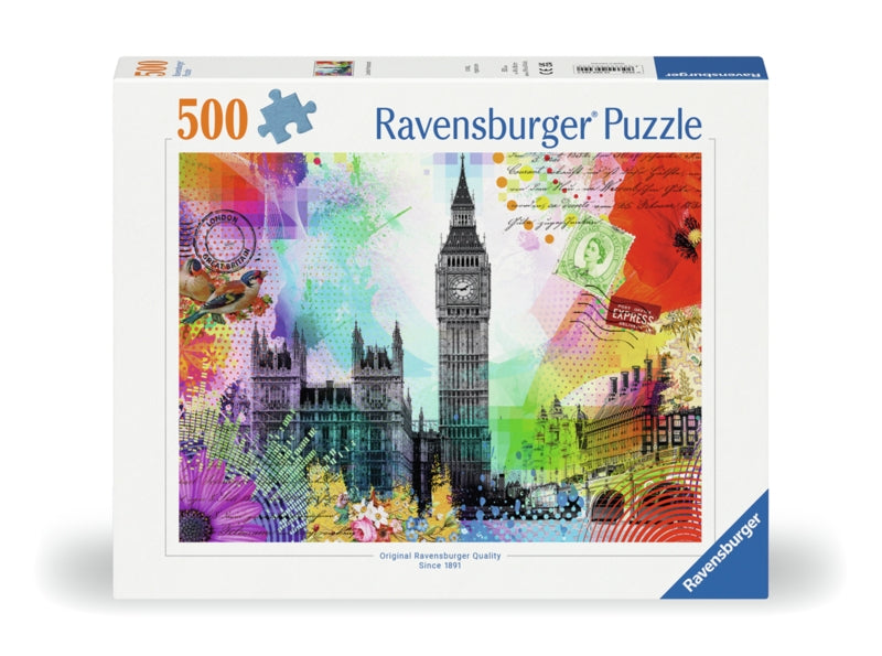 Ravensburger pussel - London Postcard 500 bitar