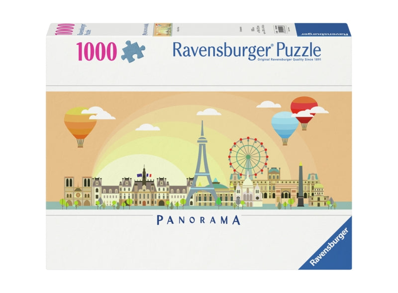 Ravensburger pussel - Air Ballon Over Paris 1000 bitar