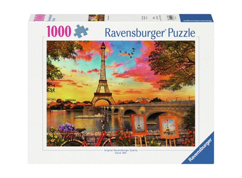 Ravensburger pussel - The Banks Of The Seine 1000 bitar