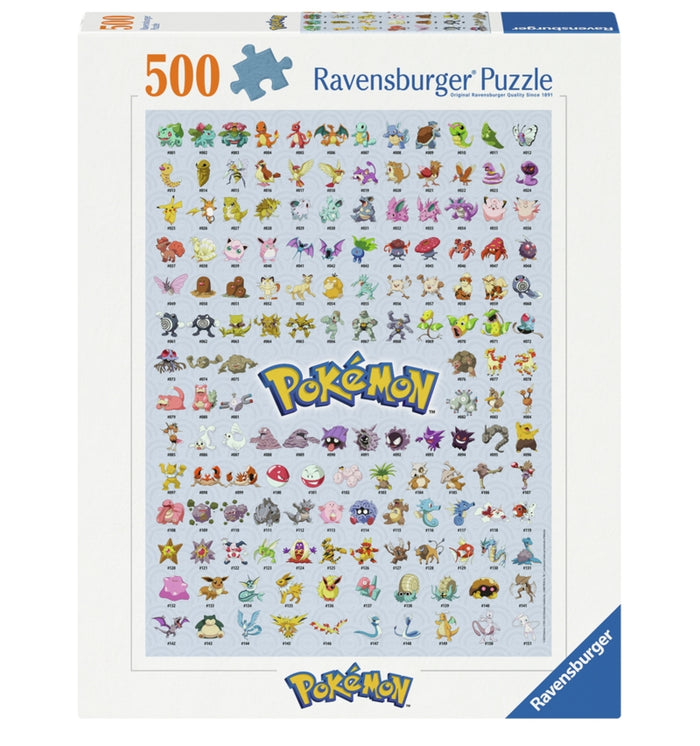 Ravensburger pussel - Pokémon ? The First 151! 500 bitar