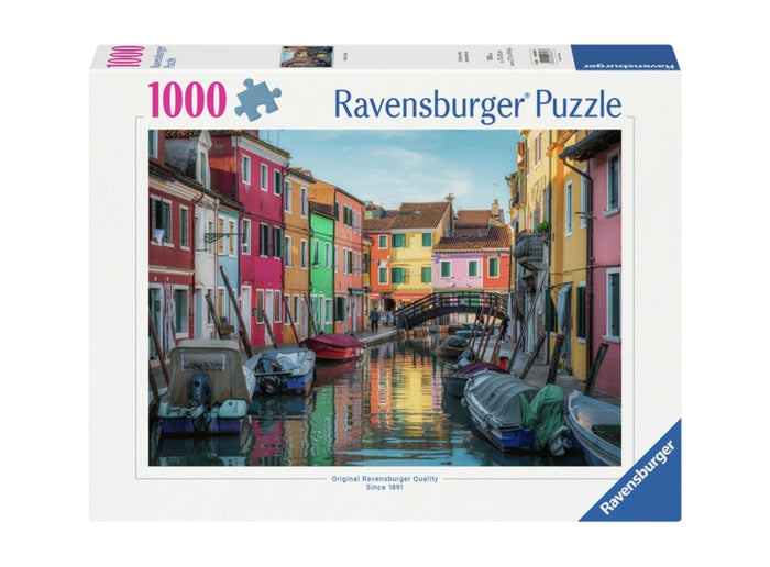 Ravensburger pussel - Burano Canal, Venice 1000 bitar