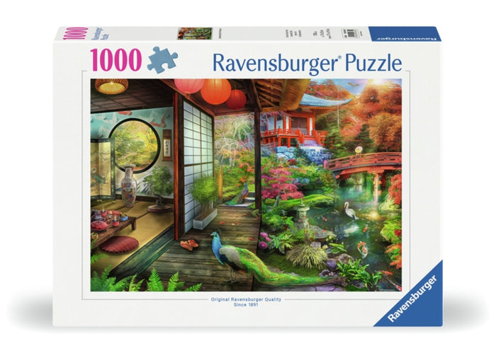 Ravensburger pussel - Japanese Garden Teahouse Kyoto 1000 bitar