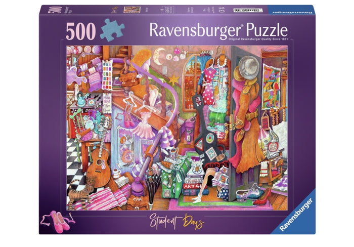 Ravensburger pussel - Student Days 500 bitar