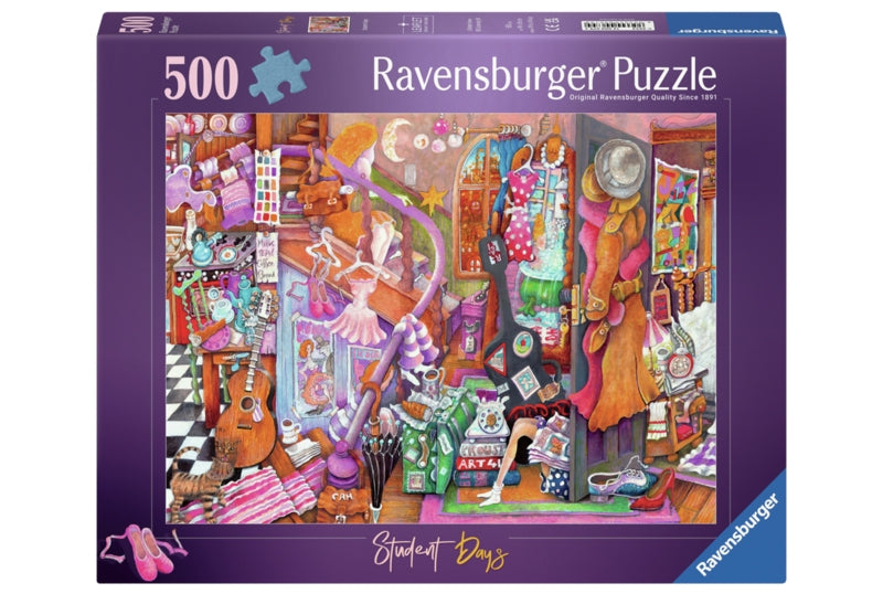Ravensburger pussel - Student Days 500 bitar