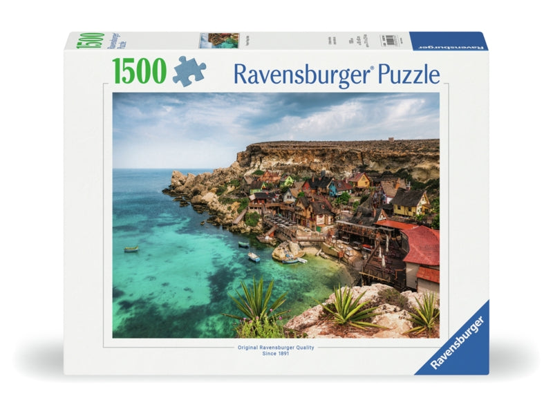 Ravensburger pussel - Popey Village Malta 1500 bitar