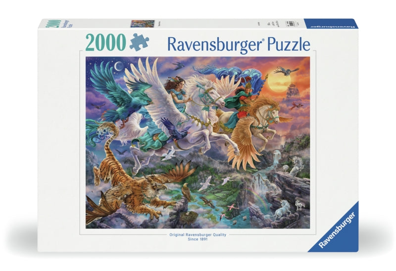 Ravensburger pussel - Pegasus And Friends 2000 bitar