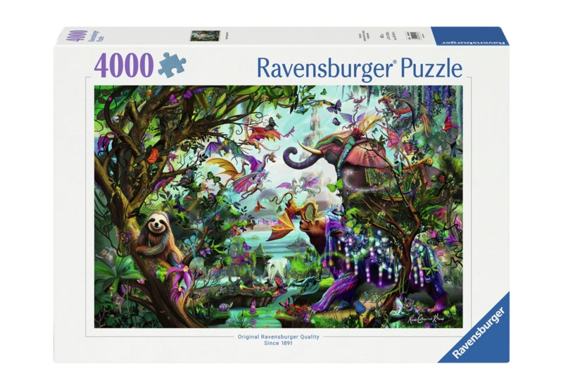 Ravensburger pussel - Tropical Dragons 4000 bitar