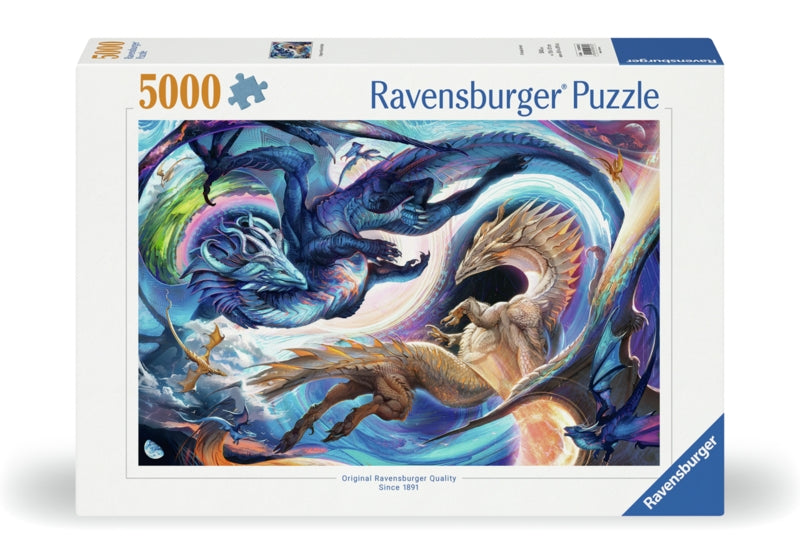 Ravensburger pussel - Dragon Day And Night 5000 bitar