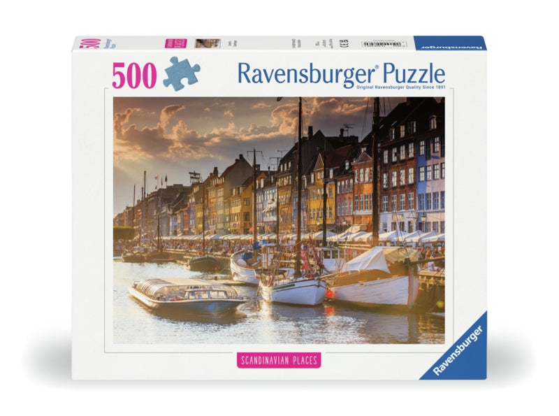 Ravensburger pussel - Sunset In Copenhagen 500 bitar