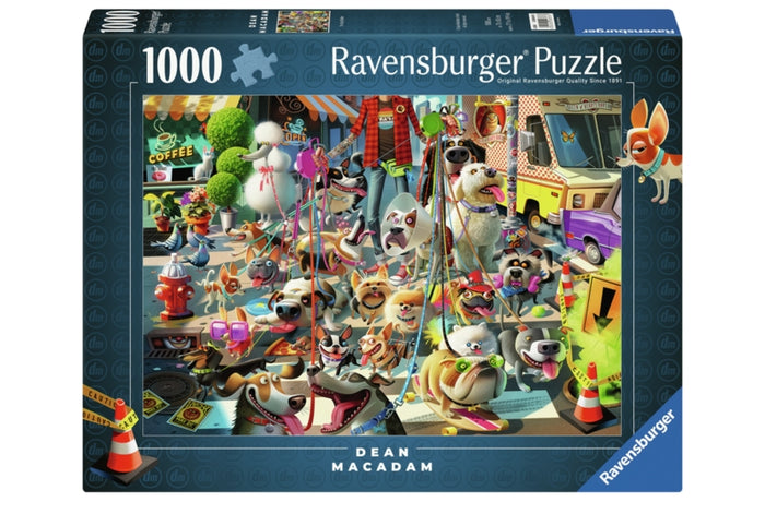 Ravensburger pussel - The Dog Walker 1000 bitar