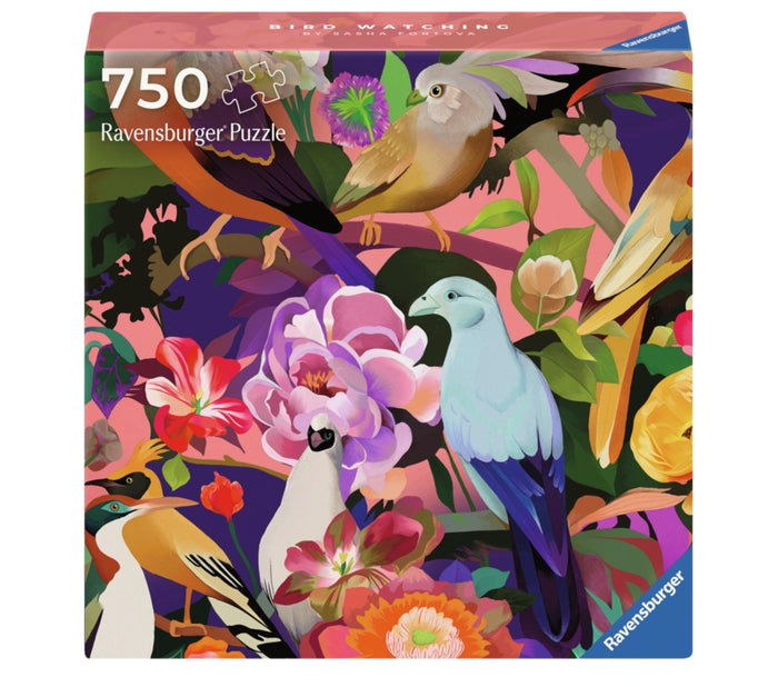 Ravensburger pussel - Art&Soul - Bird Watching 750 bitar