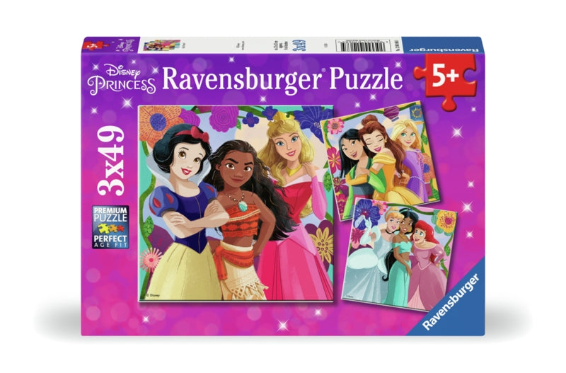 Ravensburger pussel - Disney Princess 3x49 bitar
