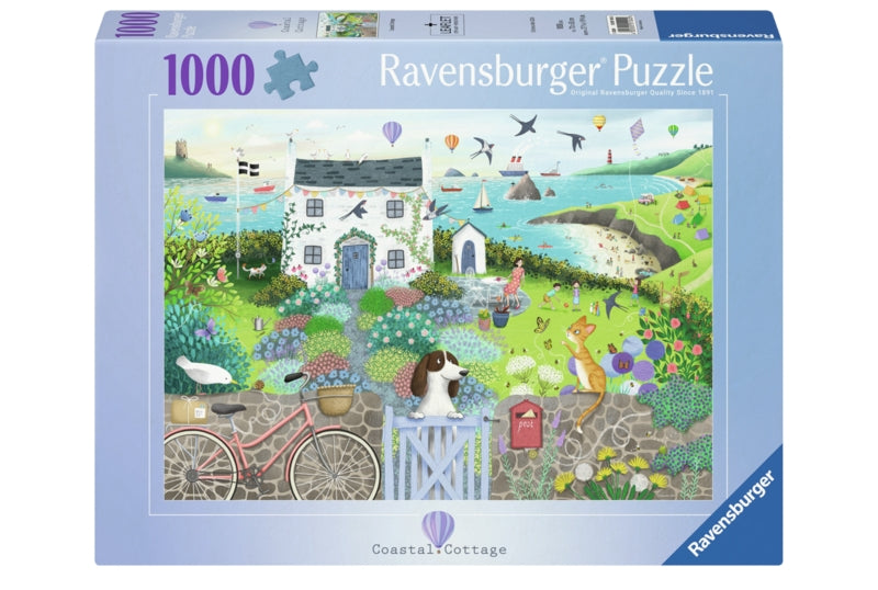 Ravensburger pussel - Coastal Cottage 1000 bitar