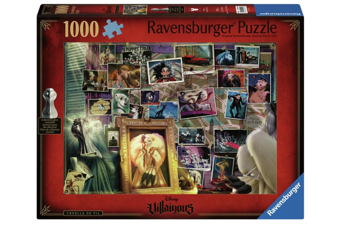 Ravensburger pussel - Villainous Cruella de Vil 1000 bitar