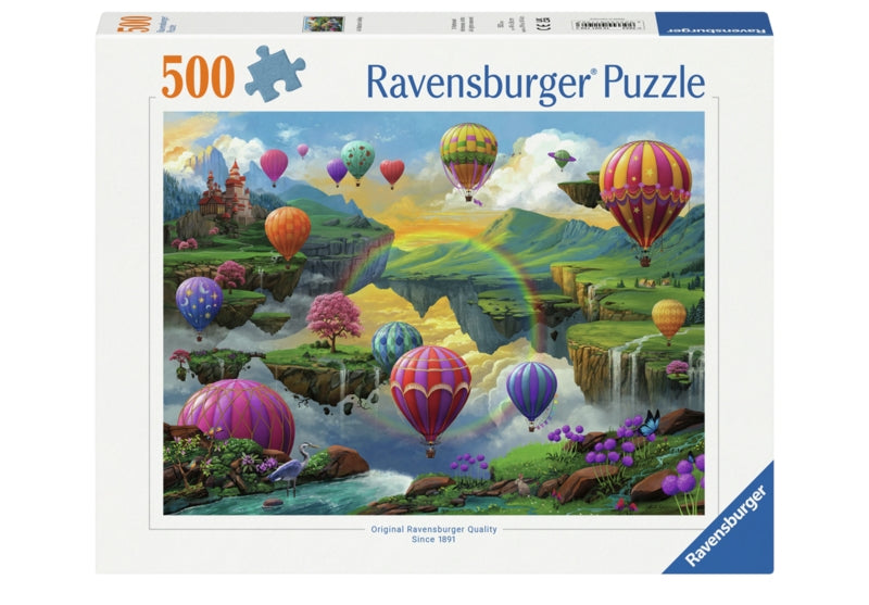 Ravensburger pussel - Air Balloon Valley 500 bitar