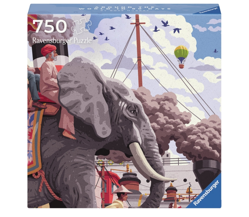 Ravensburger pussel - Art&Soul - Around the world in 80 days 750 bitar