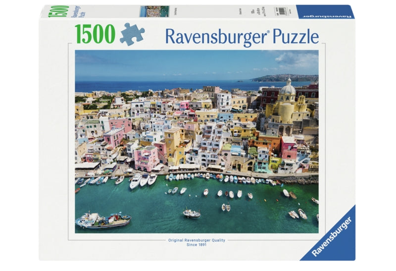 Ravensburger pussel - The Colors Of Procida 1500 bitar