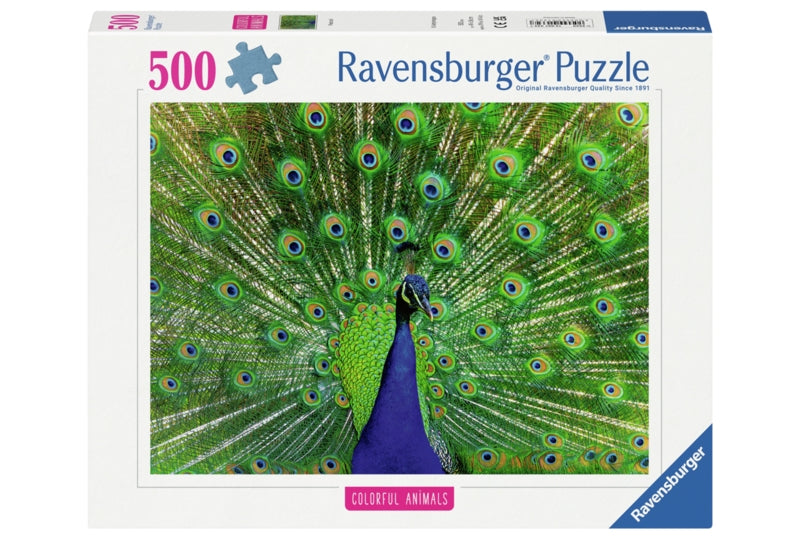 Ravensburger pussel - Peacock 500 bitar