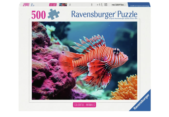 Ravensburger pussel - Red Lionfish 500 bitar