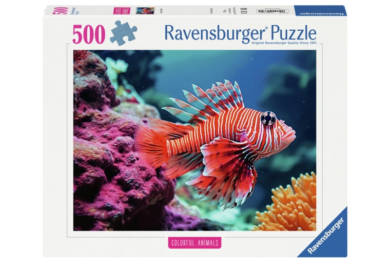 Ravensburger pussel - Red Lionfish 500 bitar