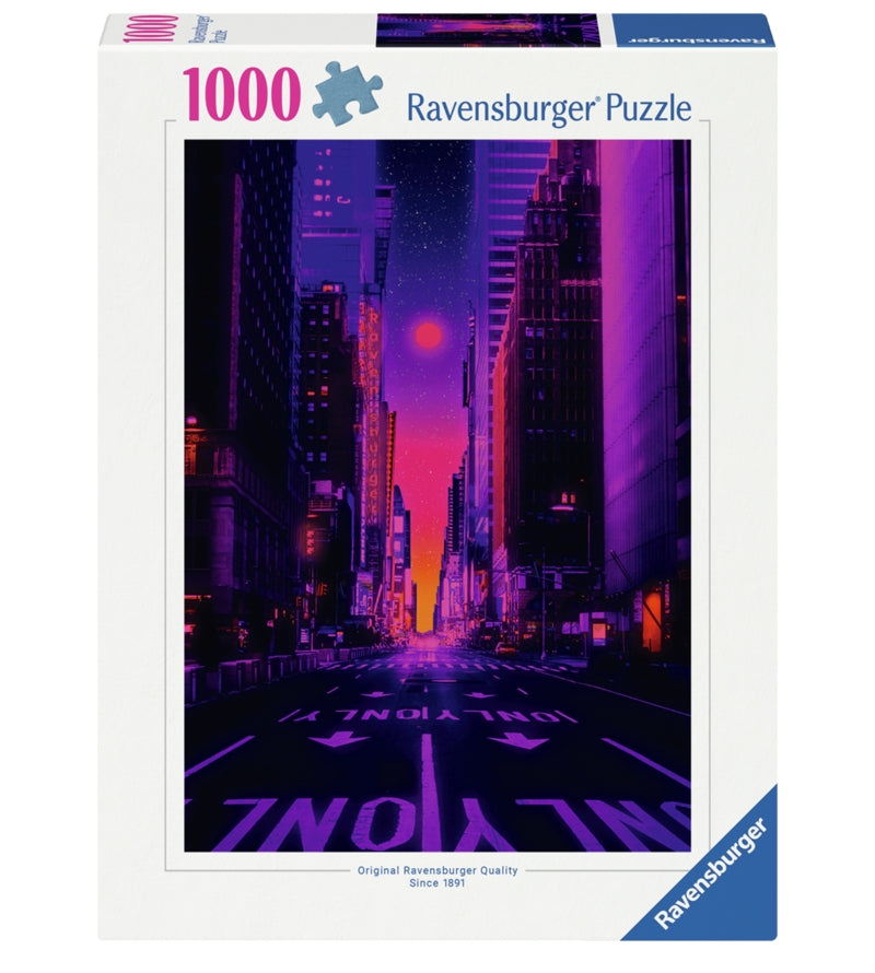 Ravensburger pussel - New York In Neon 1000 bitar