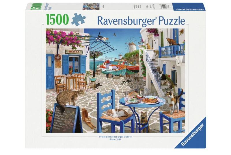 Ravensburger pussel - Cats Of Mykonos 1500 bitar