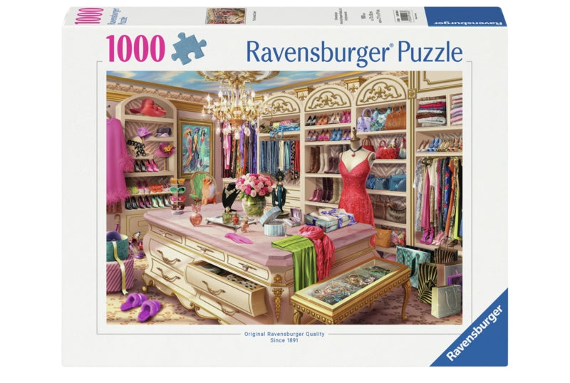 Ravensburger pussel - The Coveted Closet 1000 bitar