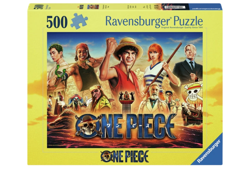 Ravensburger pussel - The Adventures of the Straw Hat Pirates 500 bitar