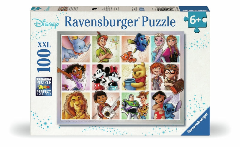 Ravensburger pussel - Disney Multicharacter 100 bitar XXL
