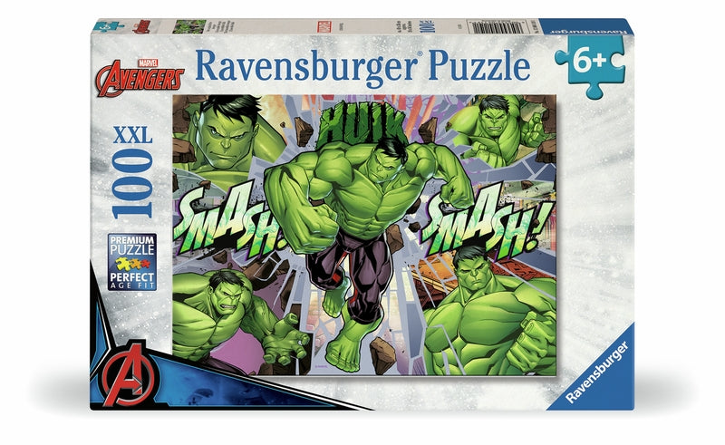 Ravensburger pussel - Marvel Hulk 100 bitar XXL