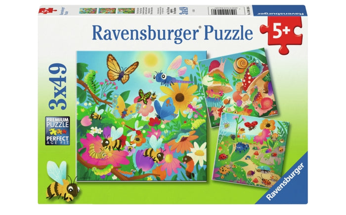 Ravensburger pussel - Bugs, Bugs, Bugs 3x49 bitar