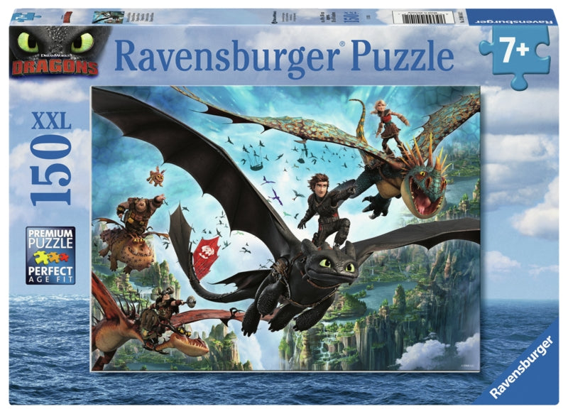 Ravensburger pussel - Dragons & Heroes 150 bitar