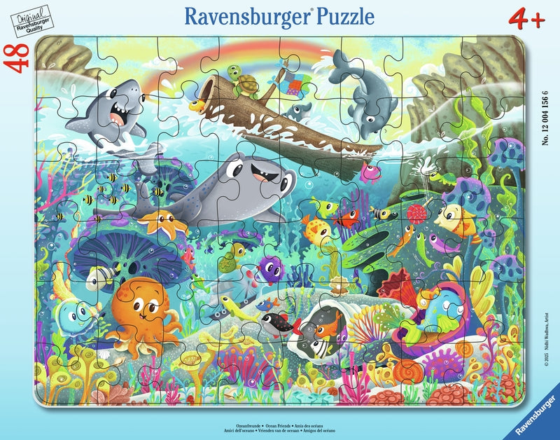 Ravensburger pussel - Ocean Friends 48 bitar Frame Puzzle
