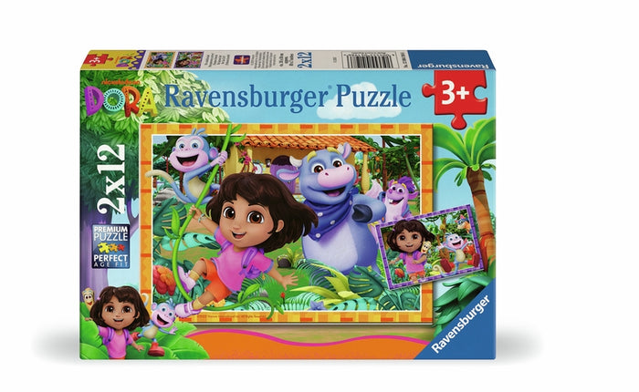 Ravensburger pussel - Dora the Explorer 2x12 bitar