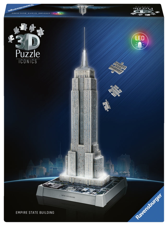 Ravensburger pussel - Iconics Empire State Building Light 216 bitar