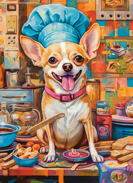 KIDEK pussel - Dog Chef, 70-bitar