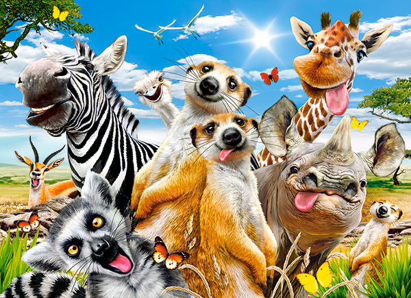 KIDEK pussel - African Selfie, 200-bitar