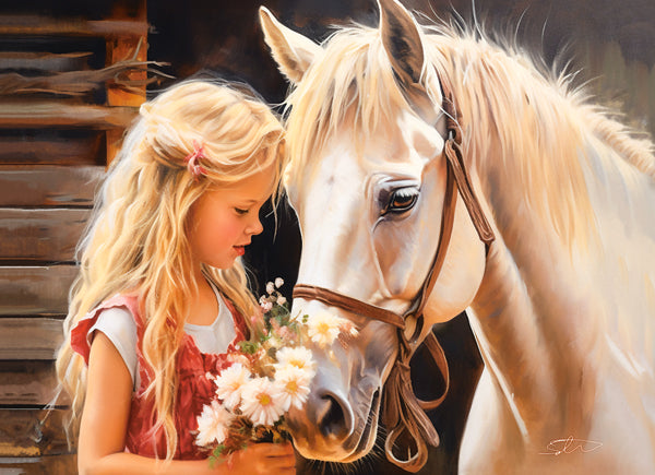 KIDEK pussel - My Friend Horse, 200-bitar