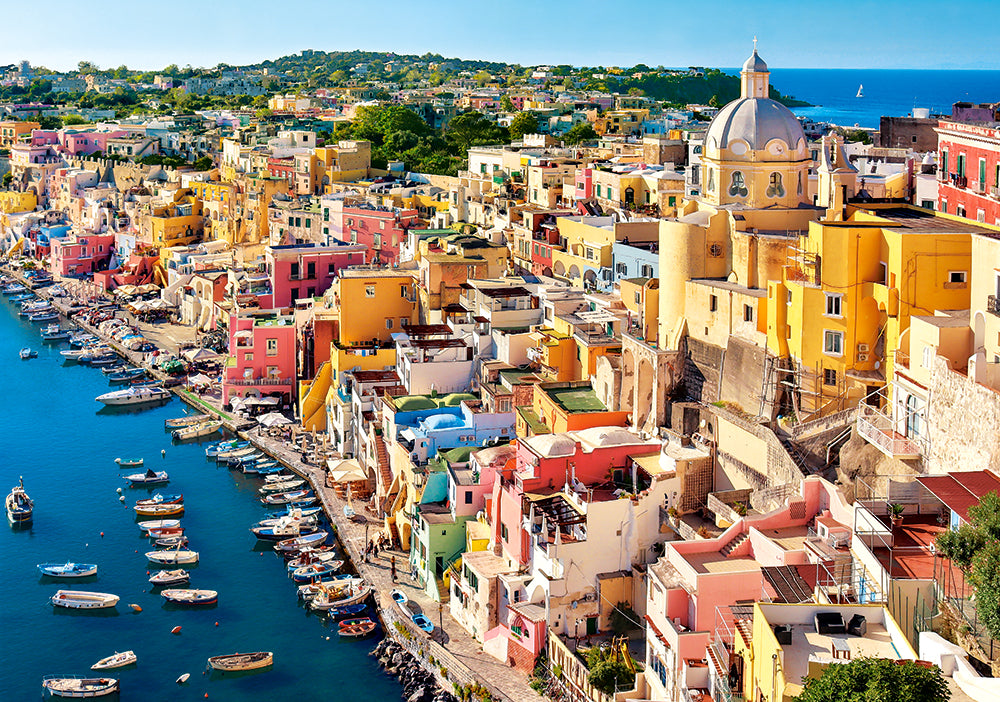 KIDEK pussel - Corricella, Italy, 500-bitar