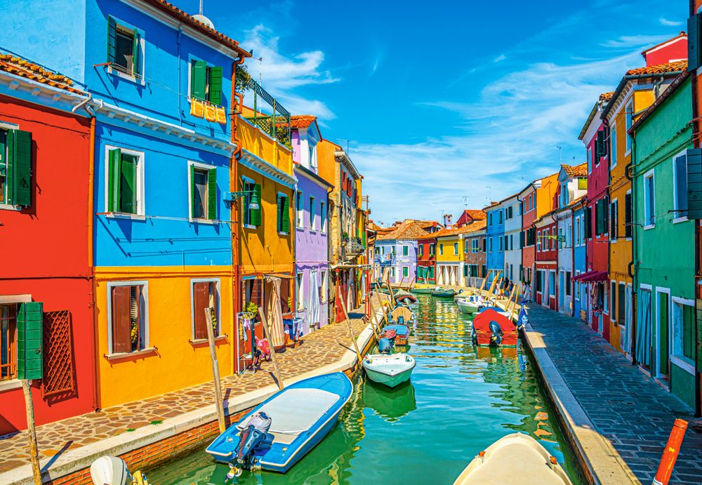 KIDEK pussel - Burano Colors, Italy, 1000-bitar