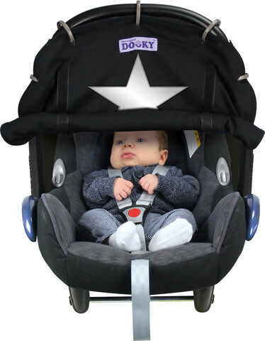 Dooky Universal Cover Winter With Reflective Start Black