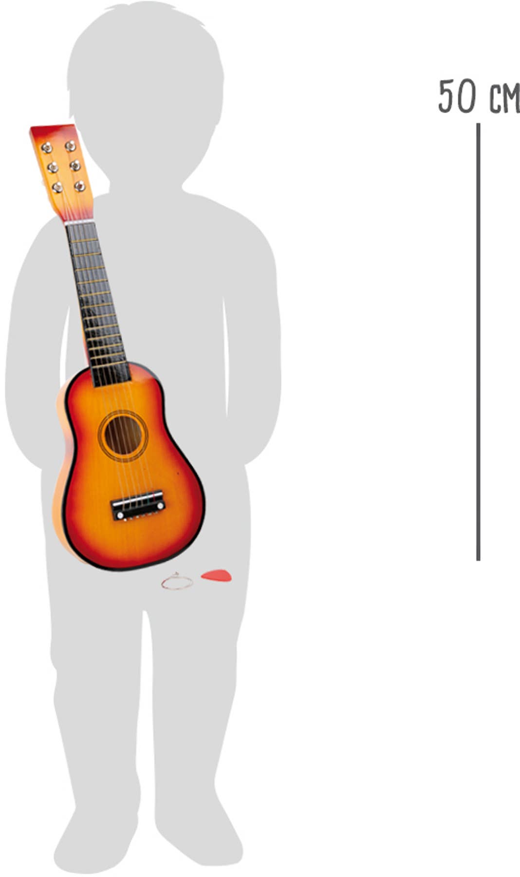 small foot gitarr | musikinstrument | trä