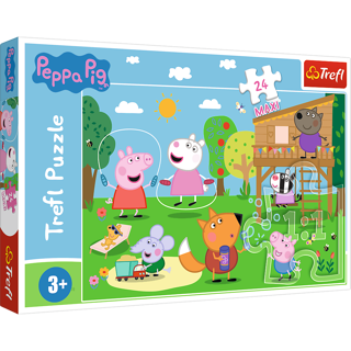 KÄRNAN, PUSSEL, TREFL - 24 BIT MAXI PEPPA PIG